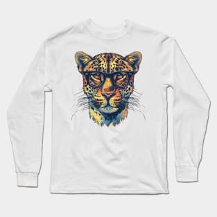 Leopard Smarty-Pants: The Hipster Predator Tee Long Sleeve T-Shirt